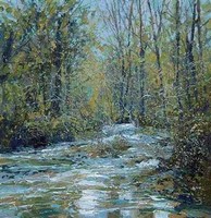 Valley stream, Luxulyan by John Brenton