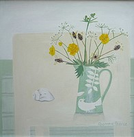 Wild flowers in Kens Jug by Gemma Pearce