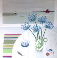 Agapanthus & St Ives   by Gemma Pearce