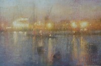 Dawn, Falmouth docks by Benjamin Warner