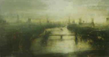 Thames towards Battersea Power Station  by Benjamin Warner