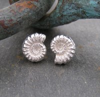 Ammonite studs<br>Earings from £86 by Fay Page