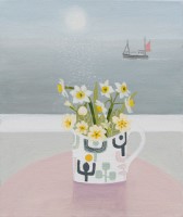 Primroses and Narcissi by Gemma Pearce