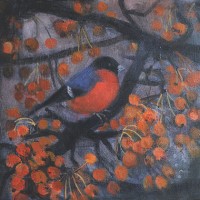 The Bullfinch in January (The Hare and the Moon) by Catherine Hyde