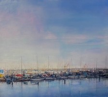 Newlyn Harbour, fishing fleet by Benjamin Warner