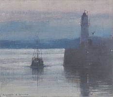 Newlyn Harbour I by Benjamin Warner
