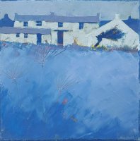 Blue farm by John Piper