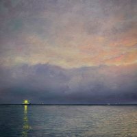 Trawler leaving Newlyn by Oliver White