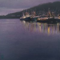 Newlyn, Boxing Day morning by Oliver White