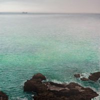 Cliff road mist, Newlyn to Mousehole by Oliver White