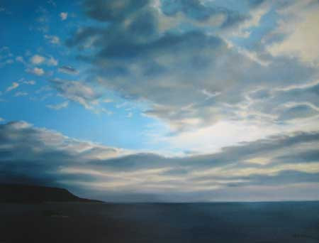 Early morning, sun and cloud by Nicola Wakeling