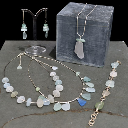 Earings from £39 Bracelets and necklaces from £55 by Vicki Portman