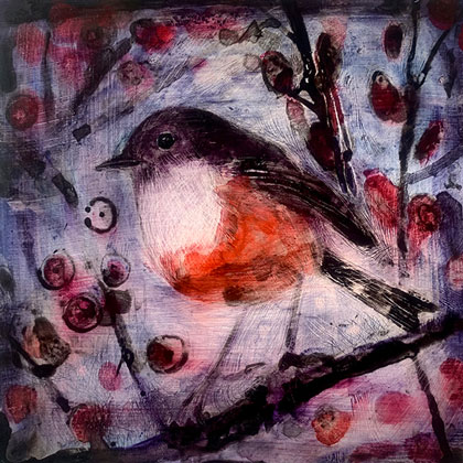 The scarlet berries by Catherine Hyde