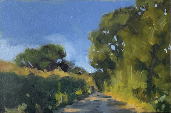 Down the lane by Kirsten Elswood