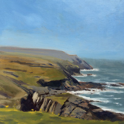 Pendeen  rocks by Kirsten Elswood