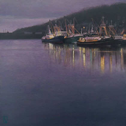 Newlyn, Boxing Day morning by Oliver White