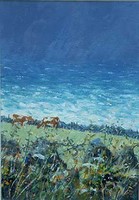 Sea and cows by Robert Jones