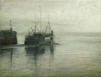 Early Morning, Leaving Newlyn by Benjamin Warner