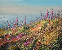 Zennor foxgloves by Mark Preston