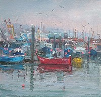 February afternoon, Newlyn by Mark Preston