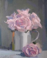 Cup of roses by Gary Long