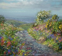 May Flowers, Trevelgan Hill by Mark Preston