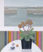 Mousehole Harbour & Polyanthus   by Gemma Pearce