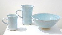Mugs & Bowl by Arwyn Jones