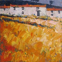 Russet row by John Piper