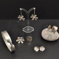 Silver / 9ct gold Earings from &pound;58 rings from &pound;165 by Jack Trowbridge