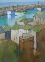 Harbour rooftops by Michael Praed