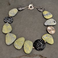 Semi-precious stones with silver necklaces from &pound;165 by Tessa Sambrook
