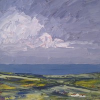 Zennor fields by John Piper