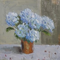 Blue hydrangeas by Gary Long