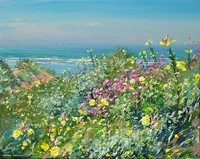 Evening primroses Braunton Burrows by Mark Preston