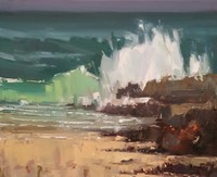 Crashing wave by Gary Long