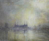 Morning mist, Battersea Power Station by Benjamin Warner