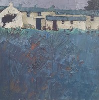 Farm buildings, near Buryan by John Piper