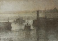 Dawn, Newlyn harbour by Benjamin Warner