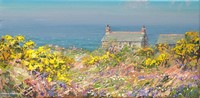 Gorse against the blue, Bosigran Farm by Mark Preston