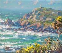 Incoming tide, Cape Cornwall by Mark Preston