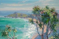 Palm trees above Porthmeor by Mark Preston