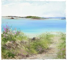 Path Down to the Beach, Bryher by Amanda Hoskin