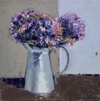 Purple Hydrangeas by Gary Long