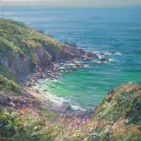 Veor Cove from Carnelloe Cliff by Mark Preston