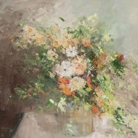 Autumn Flowers from the Garden  by Amanda Hoskin