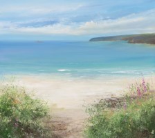Summer Path to the Beach, Carbis Bay  by Amanda Hoskin