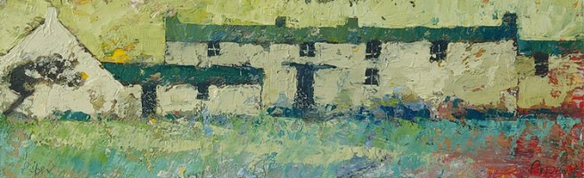 Lichen row by John Piper