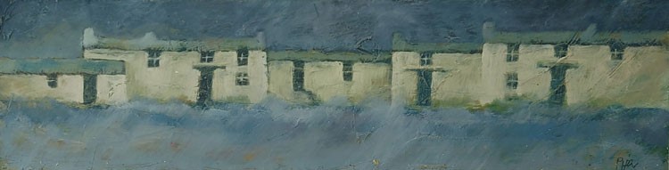 Farm blue III by John Piper