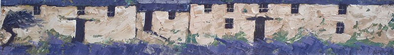 Blue row by John Piper